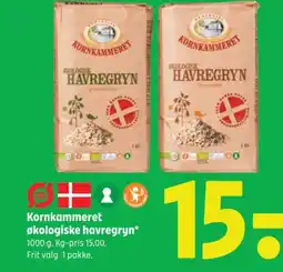 Coop 365 Kornkammeret økologiske havregryn* tilbud