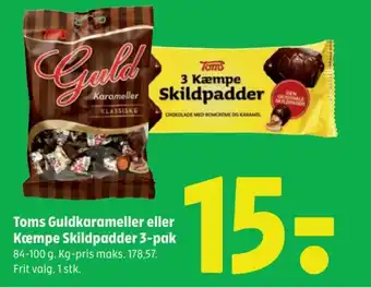 Coop 365 Toms Guldkarameller eller Kæmpe Skildpadder tilbud