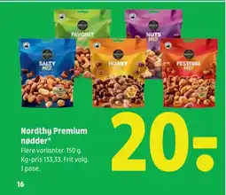 Coop 365 Nordthy Premium nødder tilbud