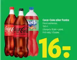 Coop 365 Coca-Cola eller Fanta tilbud