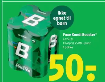 Coop 365 Faxe Kondi Booster. tilbud