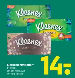 Coop 365 Kleenex lommeletter* tilbud