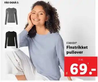 Lidl ESMARA® Finstrikket pullover tilbud