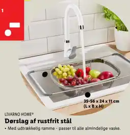 Lidl LIVARNO HOME® Dørslag af rustfrit stål tilbud