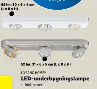 Lidl LIVARNO HOME® LED-underbygningslampe tilbud