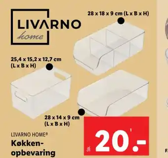 Lidl LIVARNO HOME® Køkken- opbevaring tilbud