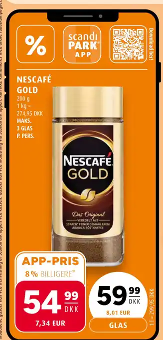 Scandinavian Park NESCAFÉ GOLD tilbud