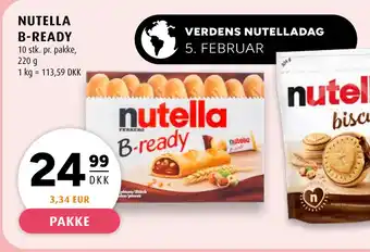 Scandinavian Park NUTELLA B-READY tilbud