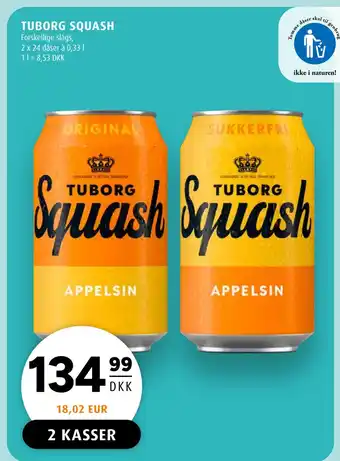 Scandinavian Park TUBORG SQUASH tilbud