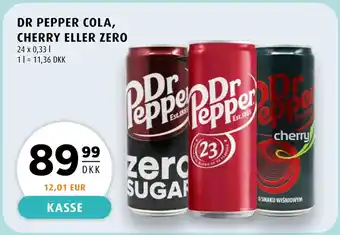 Scandinavian Park DR PEPPER COLA, CHERRY ELLER ZERO tilbud