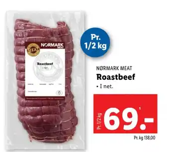 Lidl NØRMARK MEAT Roastbeef tilbud