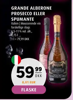 Scandinavian Park GRANDE ALBERONE PROSECCO ELLER SPUMANTE tilbud