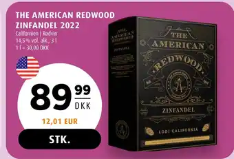 Scandinavian Park THE AMERICAN REDWOOD ZINFANDEL 2022 tilbud