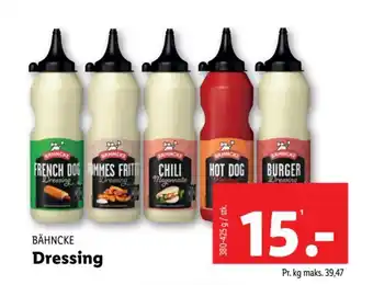 Lidl BÄHNCKE Dressing tilbud