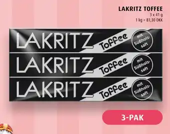 Scandinavian Park LAKRITZ TOFFEE tilbud