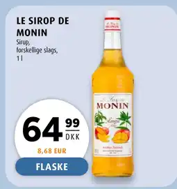 Scandinavian Park LE SIROP DE MONIN tilbud