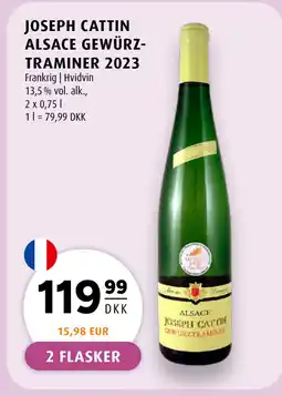 Scandinavian Park JOSEPH CATTIN ALSACE GEWÜRZTRAMINER 2023 tilbud