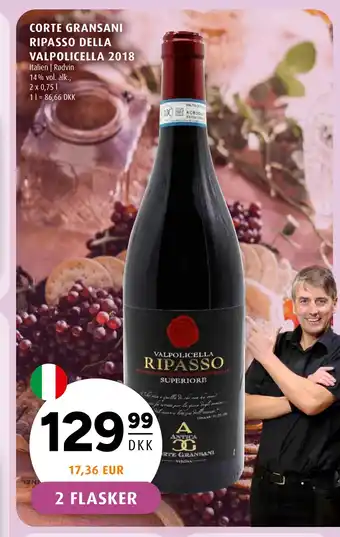 Scandinavian Park CORTE GRANSANI RIPASSO DELLA VALPOLICELLA 2018 tilbud