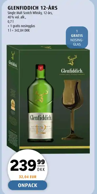 Scandinavian Park GLENFIDDICH 12-ÅRS tilbud