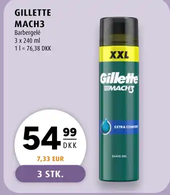 Scandinavian Park GILLETTE MACH3 tilbud