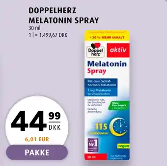 Scandinavian Park DOPPELHERZ MELATONIN SPRAY tilbud