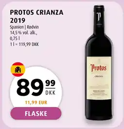 Scandinavian Park PROTOS CRIANZA 2019 tilbud