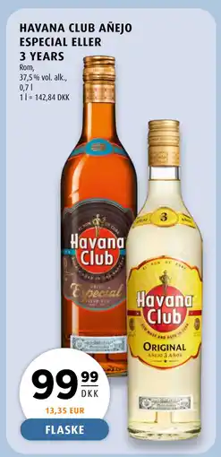 Scandinavian Park HAVANA CLUB AÑEJO ESPECIAL ELLER 3 YEARS tilbud