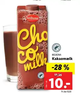 Lidl MILBONA Kakaomælk tilbud