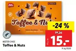 Lidl MISTER CHOC Toffee & Nuts tilbud