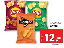 Lidl LAYS/DORITOS Chips tilbud