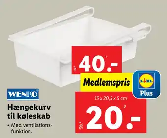 Lidl Hængekurv til køleskab tilbud