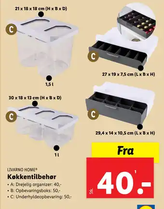 Lidl Køkkentilbehør tilbud