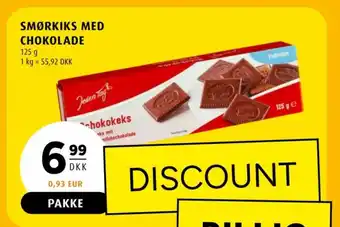 Scandinavian Park Smørkiks med chokolade tilbud