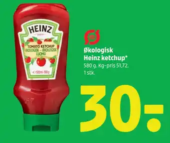 Coop 365 Økologisk Heinz ketchup tilbud