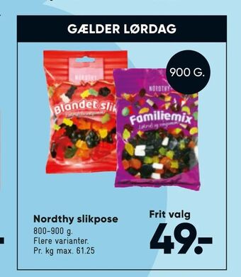 Bilka Nordthy slikpose tilbud