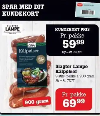 Poetzsch Padborg Slagter Lampe Kålpølser tilbud