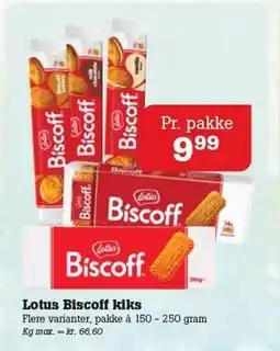 Poetzsch Padborg Lotus Biscoff kiks tilbud