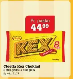 Poetzsch Padborg Cloetta Kex Choklad tilbud