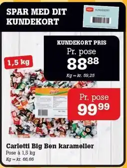 Poetzsch Padborg Carletti Big Ben karameller tilbud