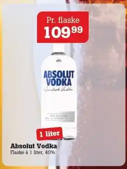 Poetzsch Padborg Absolut Vodka tilbud