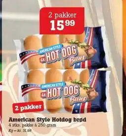 Poetzsch Padborg American Style Hotdog brød tilbud