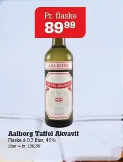 Poetzsch Padborg Aalborg Taffel Akvavit tilbud