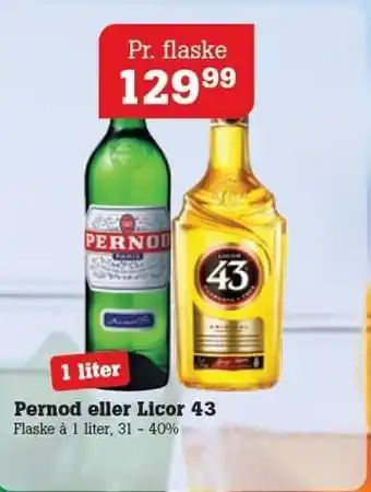 Poetzsch Padborg Pernod eller Licor 43 tilbud