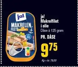 Poetzsch Padborg ja! Makrelfilet i olie tilbud