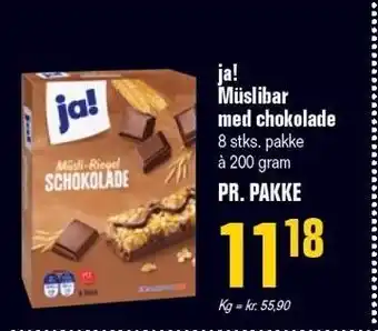 Poetzsch Padborg ja! Müslibar med chokolade tilbud