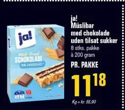 Poetzsch Padborg ja! Müslibar med chokolade uden tilsat sukker tilbud