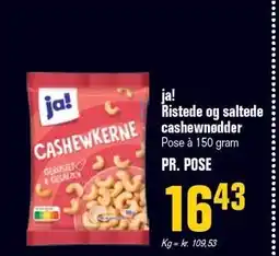 Poetzsch Padborg ja! Ristede og saltede cashewnødder tilbud