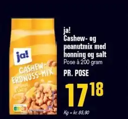 Poetzsch Padborg ja! Cashew- og peanutmix med honning og salt tilbud