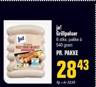 Poetzsch Padborg ja! Grillpølser tilbud