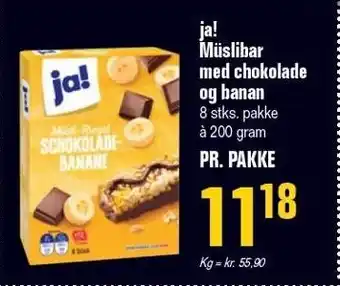 Poetzsch Padborg ja! Müslibar med chokolade og banan tilbud